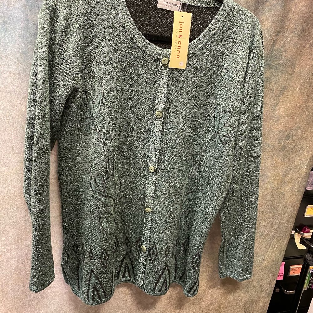 Classy pullover looks like a button up sweater